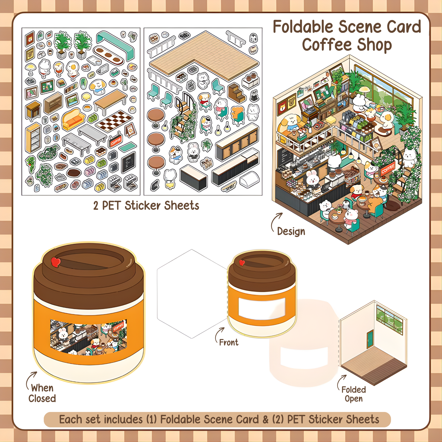 Coffee Shop - Foldable Scene