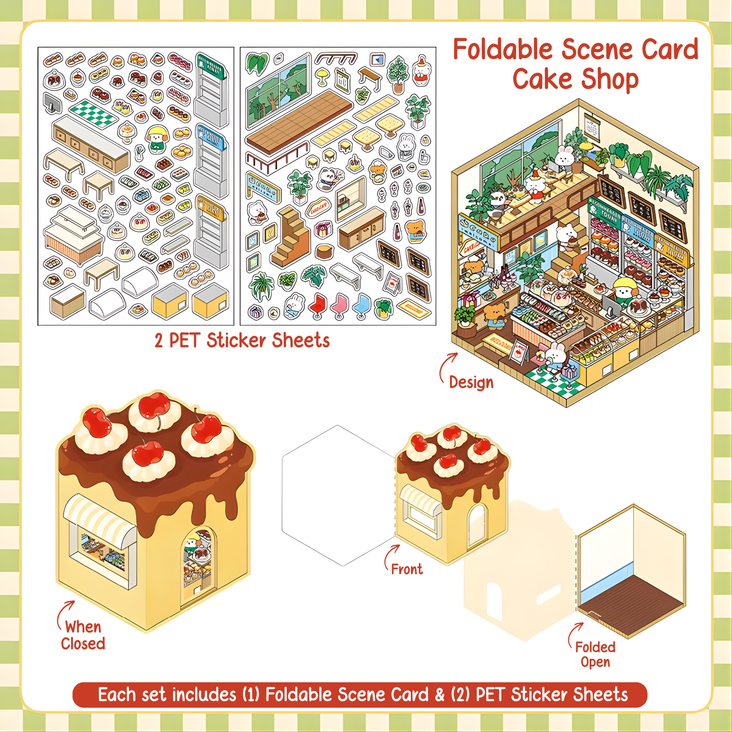 Cake Shop - Foldable Scene