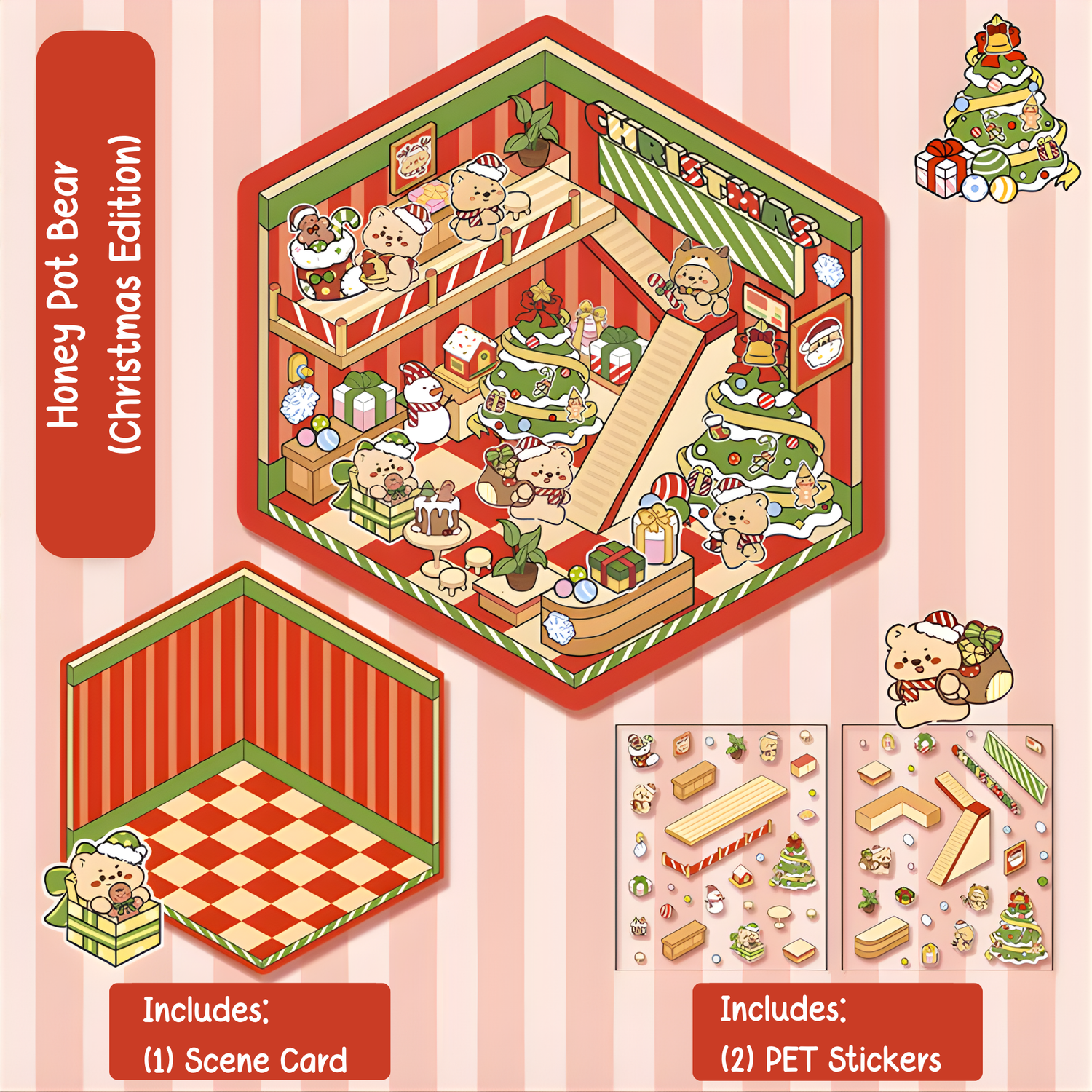 Honey Pot Bear (Christmas Edition)