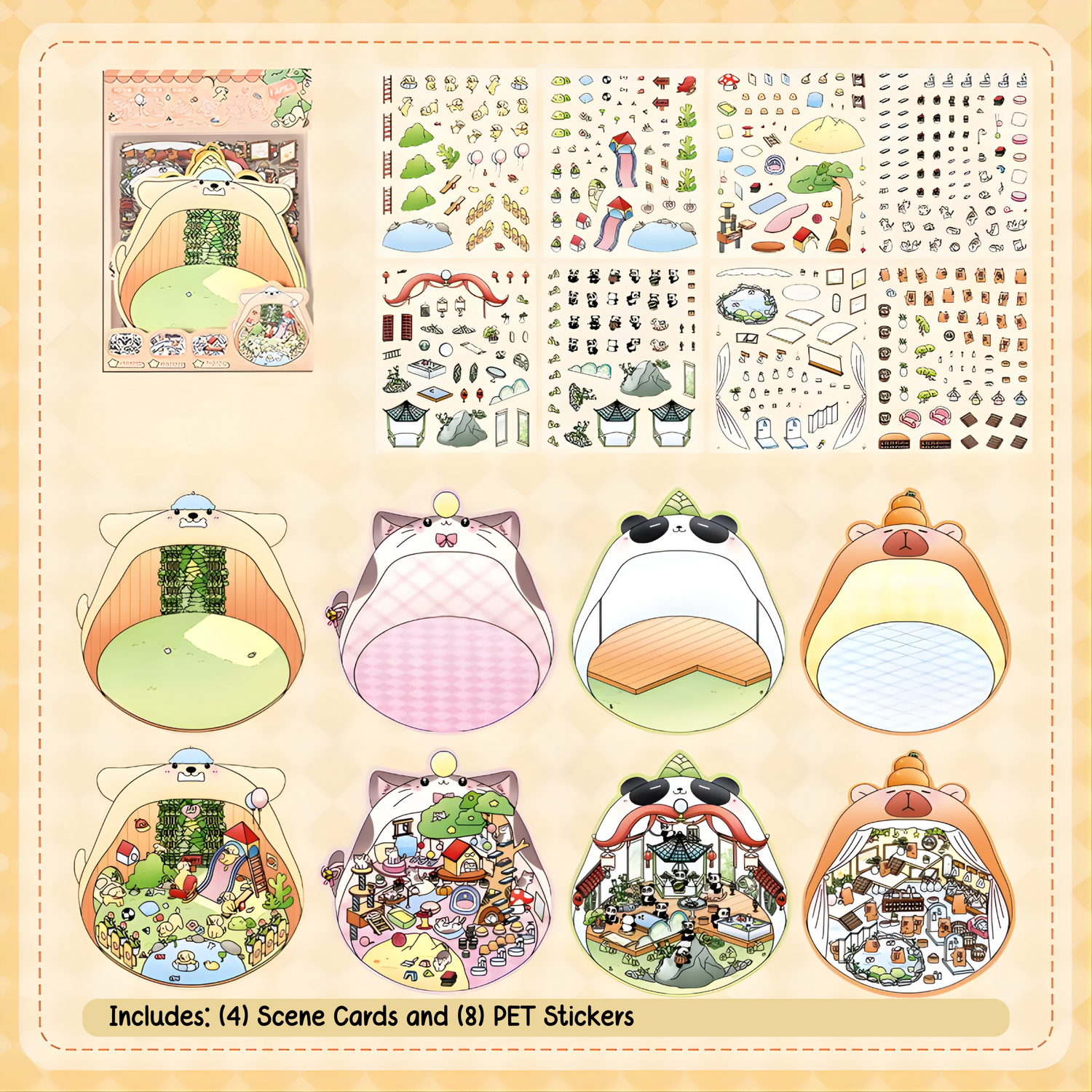 Munchinkin's House Collection | 4 Different Scenes